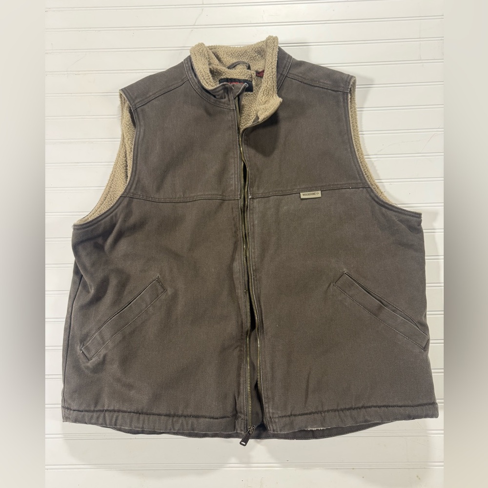 Wolverine Dark Brown Men's Vest- XL